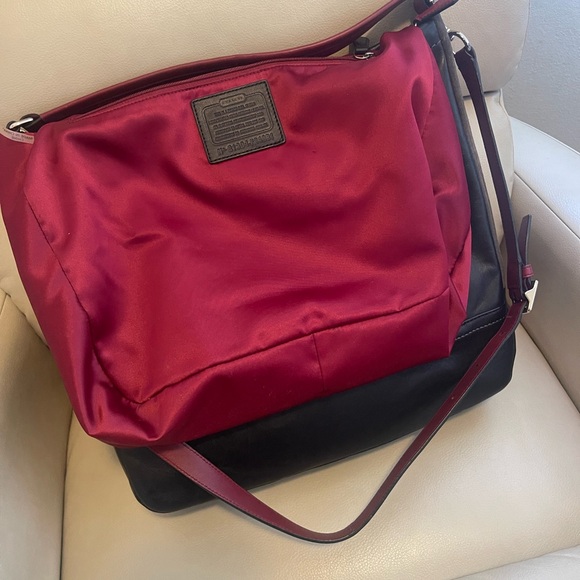 Coach Patchwork Leather & Suede Purse w/Silver Hardware in EXCELLENT CONDITION! - Picture 10 of 14